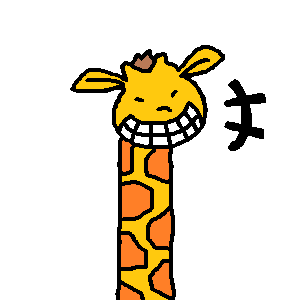 Giraffe Stickers for iMessage by Design73 messages sticker-2