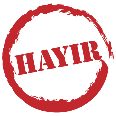 EvetHayır Stickers messages sticker-1