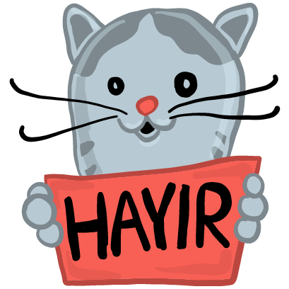 EvetHayır Stickers messages sticker-5