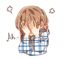 Cute Girl Stickers Pack messages sticker-4