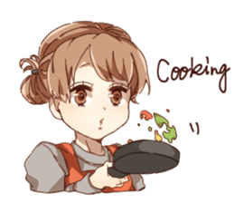 Cute Girl Stickers Pack messages sticker-11