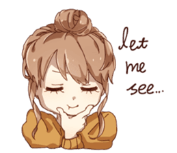 Cute Girl Stickers Pack messages sticker-6