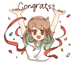 Cute Girl Stickers Pack messages sticker-3