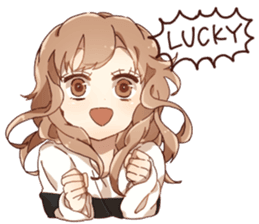 Cute Girl Stickers Pack messages sticker-10