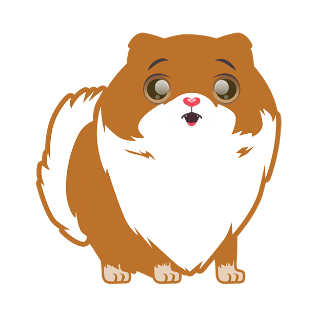 Pom Pom Pomeranian Stickers messages sticker-3