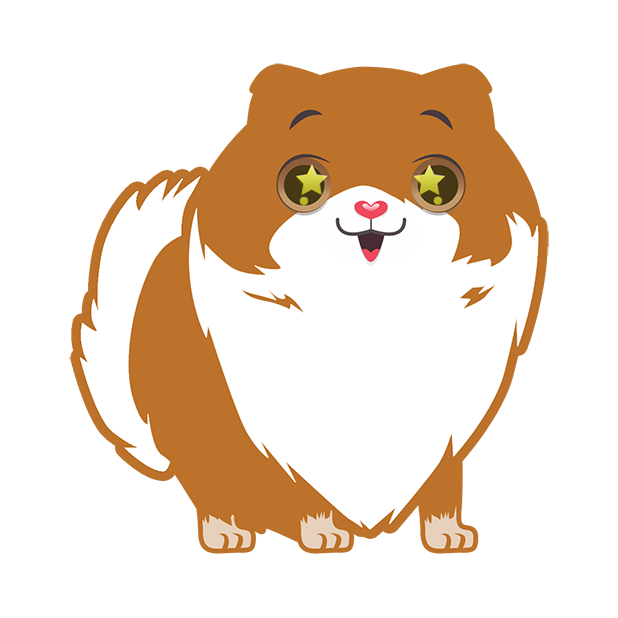 Pom Pom Pomeranian Stickers messages sticker-5