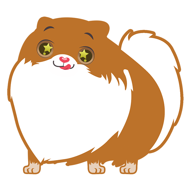 Pom Pom Pomeranian Stickers messages sticker-0