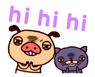 Funny Piggy Animated messages sticker-6