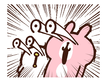 Pinky Rabbit Animated messages sticker-8