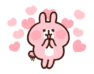 Pinky Rabbit Animated messages sticker-0