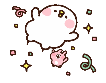 Pinky Rabbit Animated messages sticker-11