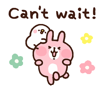 Pinky Rabbit Animated messages sticker-3