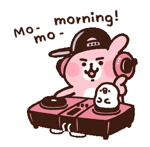 Pinky Rabbit Animated messages sticker-2