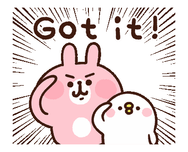 Pinky Rabbit Animated messages sticker-5