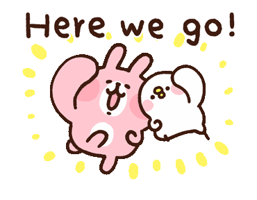 Pinky Rabbit Animated messages sticker-1