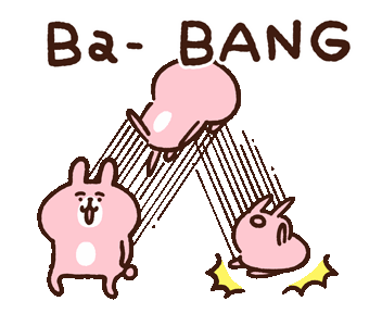 Pinky Rabbit Animated messages sticker-7