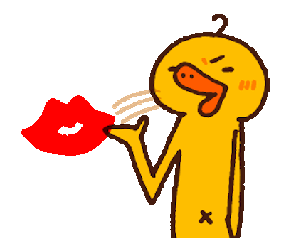 Funny Duck and Friend Animated messages sticker-2