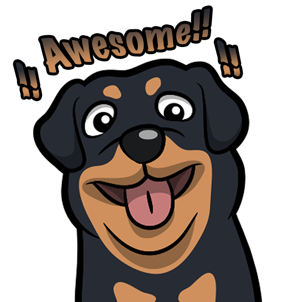 Rottwemoji - Rottweiler Emoji & Stickers messages sticker-11