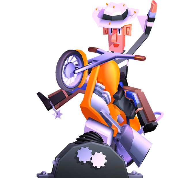 Blocky Bronco messages sticker-5