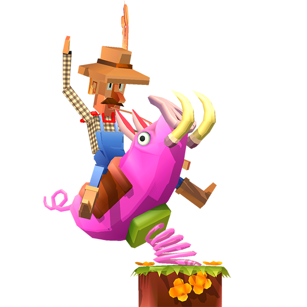 Blocky Bronco messages sticker-2