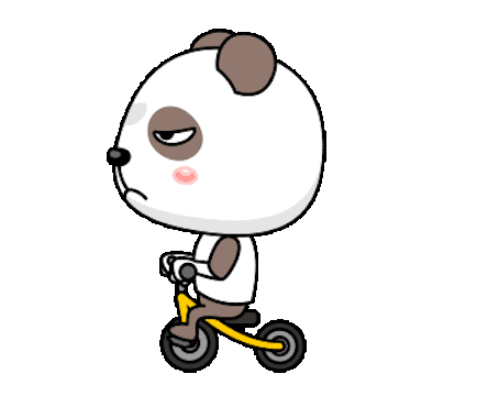 Sleeplest Panda Animated messages sticker-8