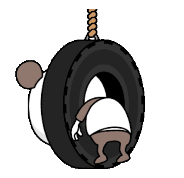 Sleeplest Panda Animated messages sticker-5