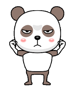 Sleeplest Panda Animated messages sticker-4