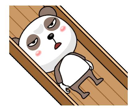 Sleeplest Panda Animated messages sticker-0