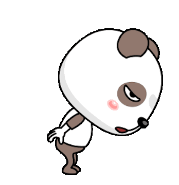 Sleeplest Panda Animated messages sticker-7