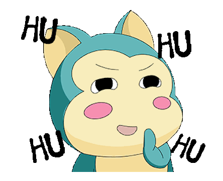 Blue Cat Funny Animated messages sticker-2
