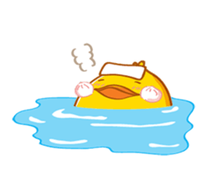 Fat Funny Duck messages sticker-1