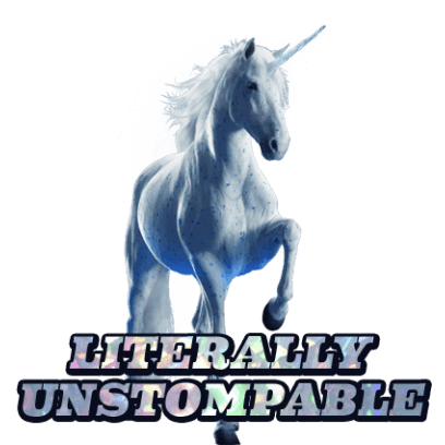 Believe in YOUnicorns Pack messages sticker-2
