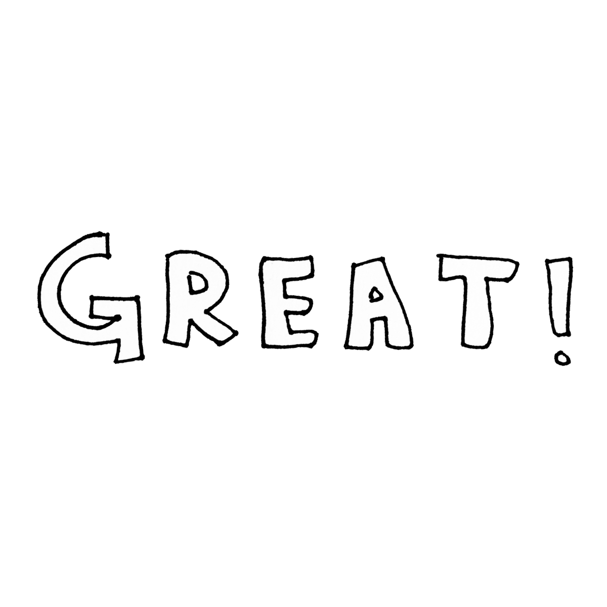 GREAT!! by Olivia Accardo messages sticker-1