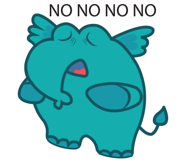 Manny the Cute Elephan Stickers for iMessage messages sticker-9