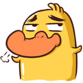 Funny QuackQuack messages sticker-10