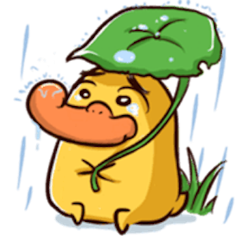 Funny QuackQuack messages sticker-5