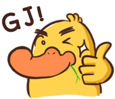 Funny QuackQuack messages sticker-1