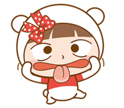Baby Bear Girl messages sticker-7