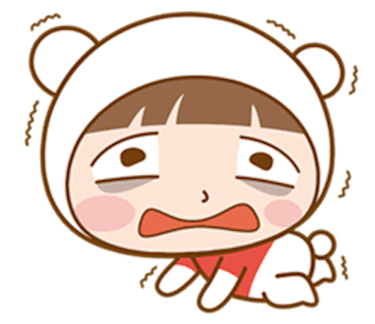 Baby Bear Girl messages sticker-11