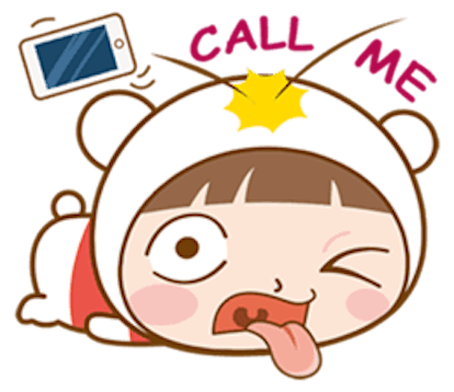 Baby Bear Girl messages sticker-8