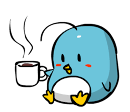 Baby Blue Penguin messages sticker-8