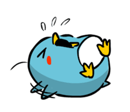 Baby Blue Penguin messages sticker-7