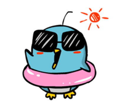 Baby Blue Penguin messages sticker-4