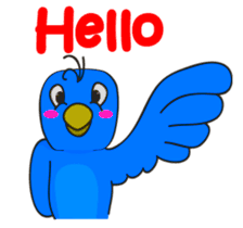 Blue Bird Stickers messages sticker-8