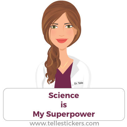 Telle stickers - March for science, Kate messages sticker-0