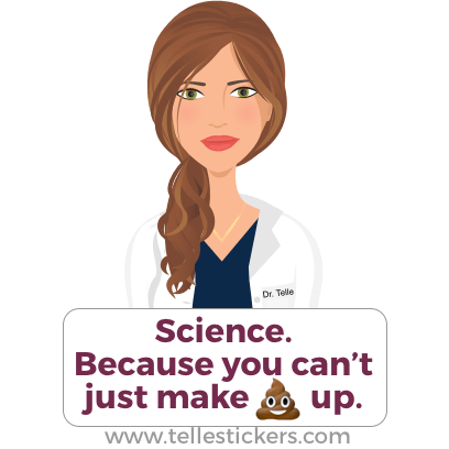 Telle stickers - March for science, Kate messages sticker-3