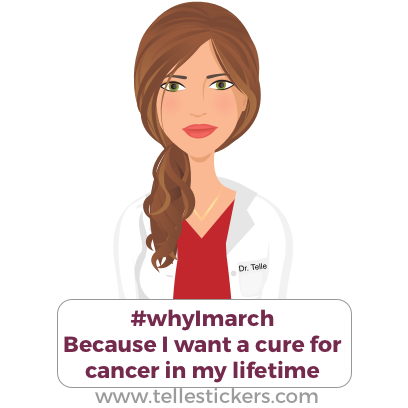 Telle stickers - March for science, Kate messages sticker-6