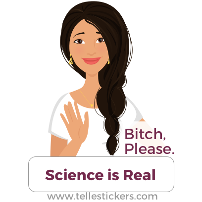 Telle stickers - March for science, Lilly messages sticker-4