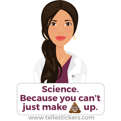 Telle stickers - March for science, Lilly messages sticker-3