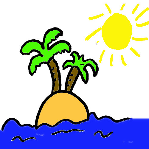 Stickman's island messages sticker-1